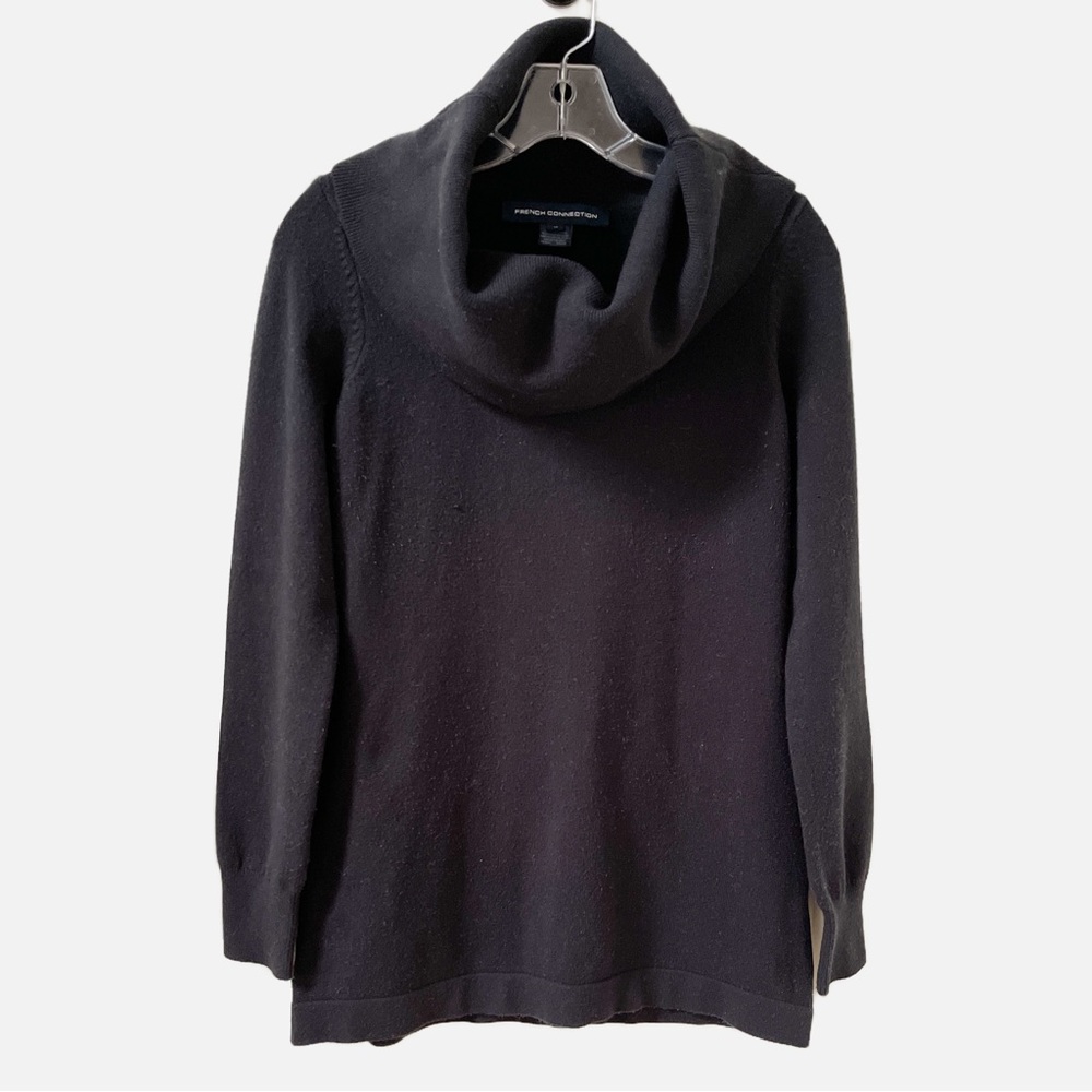 French Connection Cowl Neck Knit Sweater Size Medium